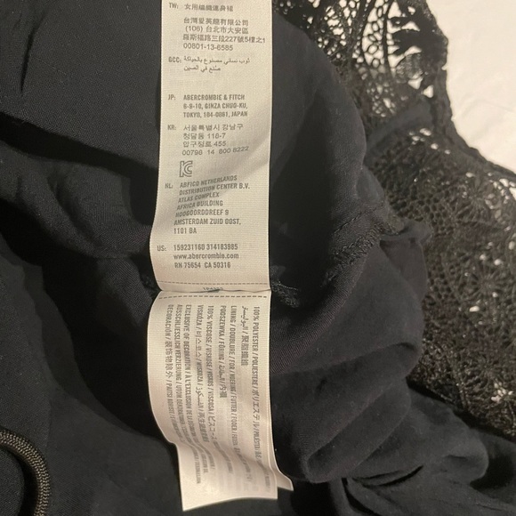 A&F lace up mini dress size 0 - Picture 6 of 6